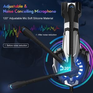 Auriculares con micrófono para gaming, dispositivos de audio con puerto USB, cancelación de ruido, vibración, para PC <span class=keywords><strong>2022</strong></span>, novedad de 7,1 - Product Image 3