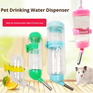 زجاجة بلاستيكية بسعة كبيرة للحيوانات الأليفة للهامستر شينشيلا غينيا والخنزير السنجاب وكرة الأرنب العديد من الحيوانات الصغيرة - Product Image 4