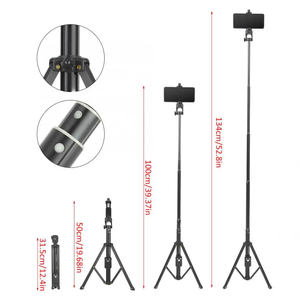 YUNTENG VCT-1688 2in1 Mini Tongsis Tripod Meja / <span class=keywords><strong>Remote</strong></span> Control untuk Smartphone DSLR - Product Image 6