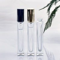 Voyage Portable10ml Vide Bouteille De Parfum 10ml carré Vaporisateur Bouteilles De Parfum avec Bouchon À Sertir