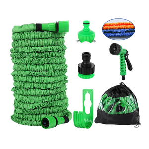 NQ SPORTS <span class=keywords><strong>Tuyau</strong></span> <span class=keywords><strong>d</strong></span>'<span class=keywords><strong>arrosage</strong></span> extensible haute pression en TPE, résistant aux fuites, avec raccords 1/4 et 3/4, 100 pieds, pour jardin - Product Image 1