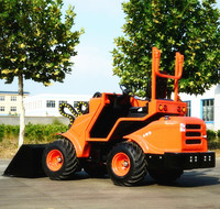 Mini trattori agricoli DY840 piccolo trattore caricatore frontale con mini trencher