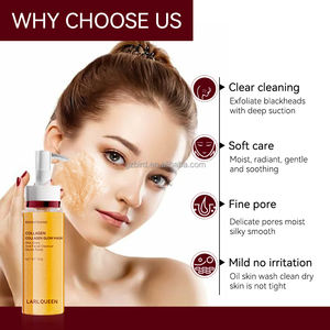 カスタマイズされたヒアルロン酸コラーゲン高麗人参フォーム洗顔料（普通肌/脂性肌用）-保湿、黒ずみ除去、毛穴縮小 - Product Image 4