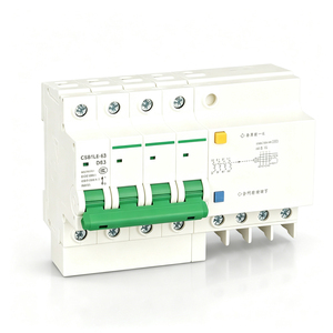 Disjoncteur différentiel RCBO/MCB 400V AC 63A 4 pôles 4,5kA IP20 - Product Image 1
