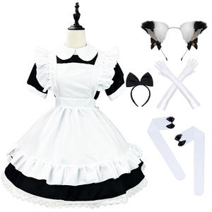 Código europeo suave voz chica disfraz Alice Lolita Maid Cosplay juego de rol - Product Image 4