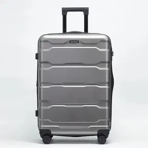 דפוס חדש מזוודה צד קשיח חדש מעצב קופסא נשיאה ABS PC תיקי נסיעות עגלת אלומיניום מזוודה ידנית מזוודה