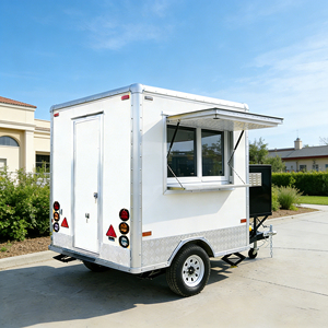 Remorque alimentaire mobile entièrement équipée sur mesure pour tacos, barbecue, pop-corn, frites, shawarma, camion de restauration rapide de rue à vendre aux États-Unis - Product Image 2