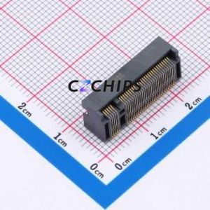 HYCW14B-05NGFF-850B Hard Drive Connector (SAS/SATA/M.2) SMD Connector M.2-B Key Female 67P Horizontal Mount - Product Image 1