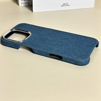 Coques de téléphone en denim à la mode Girly personnalisées Propre conception impression de logo pour Iphone 15 16 17 pro max étui de téléphone portable