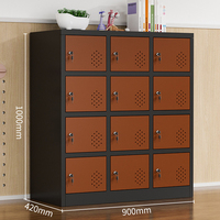 Casier en métal antirouille Casier en métal pour le personnel de bureau Casiers de rangement en métal pour le bureau Magasin de salle du personnel Article personnel de vêtements de travail