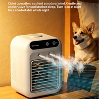 Mini Ventilador de Escritorio Recargable por USB, Modelo L7, Portátil, para Mascotas, Enfriador de Verano para Dormitorios