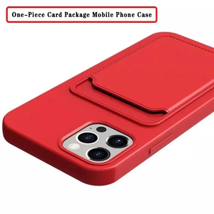 <span class=keywords><strong>Coque</strong></span> en silicone avec porte-cartes <span class=keywords><strong>pour</strong></span> <span class=keywords><strong>iPhone</strong></span> 16 15 14 Emplacement <span class=keywords><strong>pour</strong></span> carte de crédit <span class=keywords><strong>pour</strong></span> <span class=keywords><strong>iPhone</strong></span> 17 Titulaire de la carte de couverture arrière de téléphone portable en silicone - Product Image 3