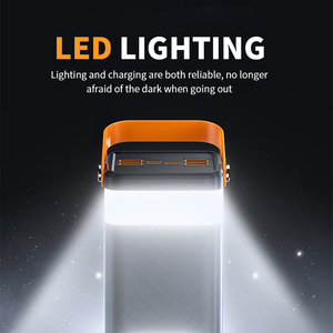HengQaio HT-DX185 Sangle de main 50000mAh LiFePO4 Lampe torche LED <span class=keywords><strong>Batterie</strong></span> <span class=keywords><strong>externe</strong></span> avec charge rapide PD et onde sinusoïdale pure Type C - Product Image 5