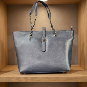 Pochette pour femme en cuir véritable brun poli, souple, écologique, imperméable, légère, durable, grande capacité, fermeture à glissière - Product Image 4