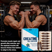 Créatine liquide orale à double tête d'aiguille, absorption rapide, pré-entraînement, renforcement musculaire, directement de l'usine