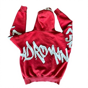 Sudadera con Capucha de Felpa 100% Algodón, Gruesa, Antipilling, con Diseño Invernal Bordado, Cómoda, Estilo Urbano Vintage - Product Image 6