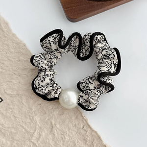 Coletero de Tela con Perlas Estilo Coreano, con Perlas Redondas para Uso Casual, Verano 2025 - Product Image 4