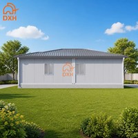 Nuova Casa Container Monopiano Grigio Chiaro 2026 con Tetto in Metallo a Falda, Casa Modulare Prefabbricata