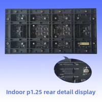 Panneau d'affichage LED en aluminium couleur P1.25 intérieur haute luminosité IP65 2.5mm grand écran avec SDK pour la publicité