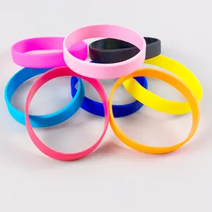 Silicone Wristband Custom Wrist Bands Bracelets Logo Silicon Band Wholesale Embossed Qr Code Segmented Card Rubber Wristbands