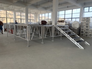 Plateformes de Scène en Aluminium, Scène Extérieure pour <span class=keywords><strong>Musique</strong></span>, Usine OEM/ODM Directe, Scène en Contreplaqué Préassemblée pour Concert - Product Image 3