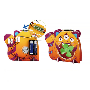 ของเล่นพัดลม DIY สำหรับเด็กการทดลองวิทยาศาสตร์เพื่อการศึกษา-ชุดดีไซน์การ์ตูน - Product Image 5