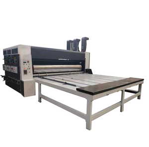 Chain feeder Flexo Printer Slotter Rotary Die Cutter Machine/manual feeder carton box printing machine