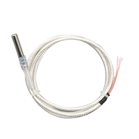 Thermistance PTC haute température Sonde en acier inoxydable Longueur 1000 mm Capteur de température multifonctionnel à trois fils Pt100