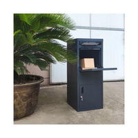 Boîte à courrier et à lettres extérieure de grande capacité, imperméable, durable, antivol, autoportante, pour utilisation en jardin
