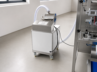 Machine d'emballage automatique de café en poudre et de grains de café avec alimentation sous vide et applicateur de valve de dégazage 10-25/min
