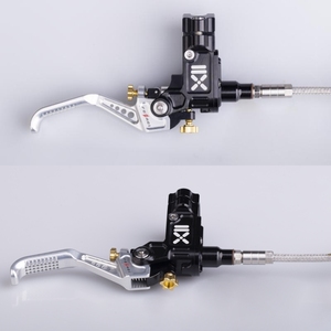 <span class=keywords><strong>Frein</strong></span> à disque hydraulique pour vélo, acier inoxydable, mécanique, de 180 mm à 220 mm, quatre pistons, pour vélo avant et arrière, léger, modèle XII - Product Image 3