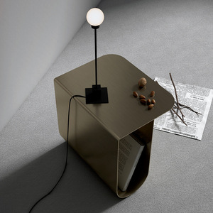 ModHomi Nordic Creative Design Stainless Steel Convertible Corner Book <strong>Storage</strong> Rack Modern Living Room Sofa <strong>Side</strong> Coffee <strong>Tables</strong> - Product Image 5