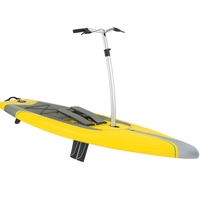 Vélo d'eau flottant gonflable pour une personne, à pédales, sur bateau à pédales