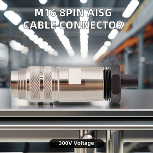 Cáp điều khiển giao tiếp AISG RET chống thấm nước, đầu nối đực cái đơn/kép, tùy chỉnh 3 4 5 <span class=keywords><strong>6</strong></span> 8 9 chân - Product Image 6