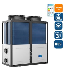 R32 bomba de calor comercial 90KW sistema de refrigeração vertical ar bomba de calor água quente - Product Image 4
