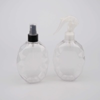 Bouteille nettoyante pour le visage en plastique transparent de 300 ml 10oz Bouteille d'huile nettoyante pour animaux de compagnie