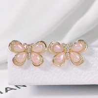 Boucles d'oreilles de banquet pour femmes 1069 Xuping, bijoux fantaisie tendance, pierres colorées, élégantes, en cristal artificiel, style exagéré et scintillant