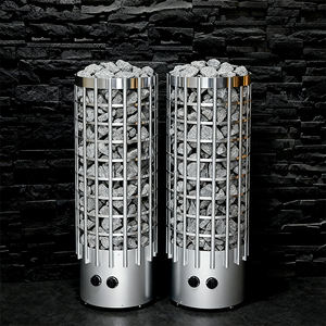 Chauffe-sauna électrique moderne en acier inoxydable 9KW à haute efficacité avec écran numérique pour salle de bain à vapeur sèche - Product Image 1