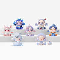 Caja Misteriosa de Figuras de Acción Personalizadas de la Serie SKULLPANDA Animales Marinos de MART, Oficiales y Auténticas, Escala 1/144, Unisex, 12 Cajas