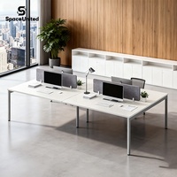 Postes de travail de bureau de haute qualité SpaceUnited, en panneaux de particules écologiques, bureaux modulaires pour employés