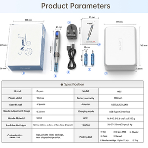 Stylo de micro-aiguilletage Dr Pen M8 pour les soins de la peau, l'élimination des cicatrices, les soins du visage, utilisation en salon, utilisation à domicile - Product Image 4