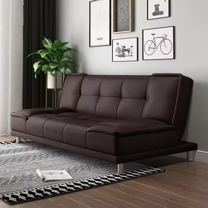Simple and Modern Sofa <b>Bed</b> for Living Room Apartment and Bedroom Folding and Dual-purpose Leather Sofa <b>Bed</b> - Product Image 5