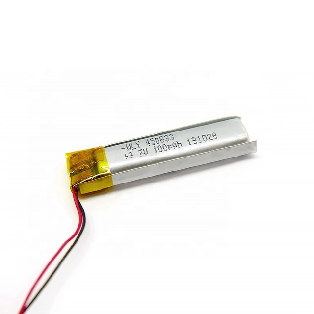 3.7v Airpods Battery 450833 Small Batteries Li-polymer 100mAH Lithium Ion Batteries