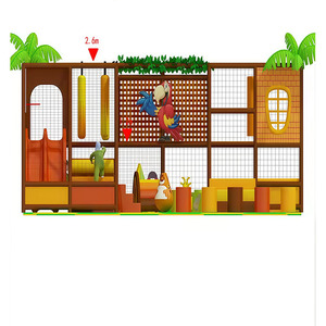 Divertido Parque Infantil Modular Temático para Niños, Set de Juegos Suaves con Mini Tobogán y Piscina de Pelotas para Área de Comedor de Restaurante - Product Image 2