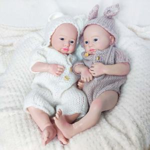 Venta al por mayor de alta calidad Bebes Soft Weighted <span class=keywords><strong>Reborn</strong></span> Baby Dolls Soft Silicone <span class=keywords><strong>Twins</strong></span> Boy and Girl - Product Image 4