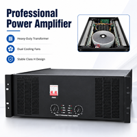 Amplificateur de puissance professionnel 4500W 4U classe H avec 24 paires de transistors MJL93/94 pour caissons de basses, enceintes professionnelles, altavoces