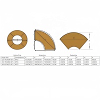 200CM Sperrholz-Tisch 6ft Geschwungener Holz-Klapptisch