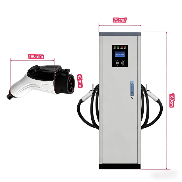 Level 2 AC EV Charger 7kW 11kW 22kW with Payment Terminal OCPP Smart Charging Station for Commercial Use
