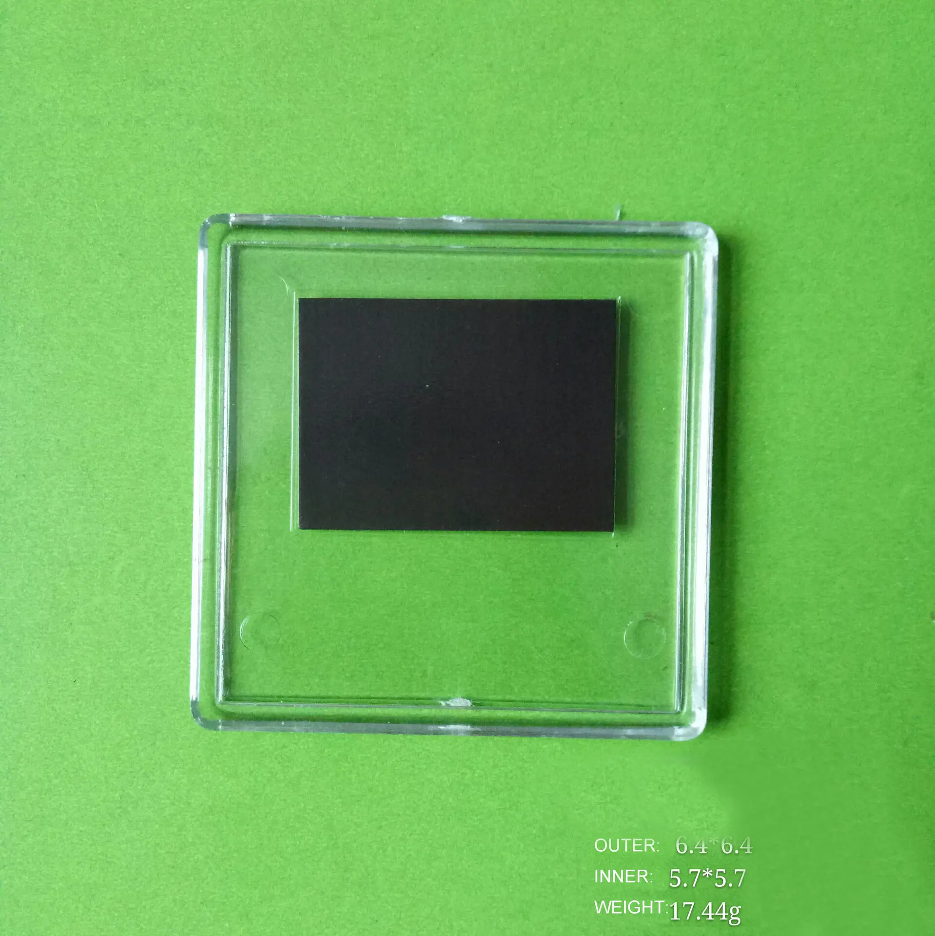 blank square acrylic fridge magnet photo frame