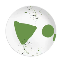 Vente directe d'usine, assiettes alimentaires, ensemble d'assiettes en fibre de bambou imprimées de manière durable, assiettes à dîner en bambou, ensembles de vaisselle
